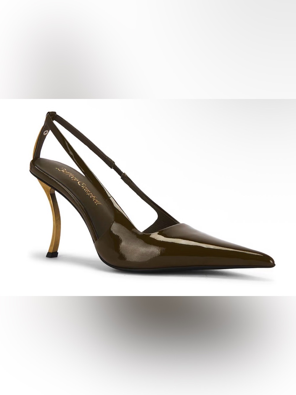 JEFFREY CAMPBELL $195msrp OLIVE GREEN SZ 9 FOLIE PUMP